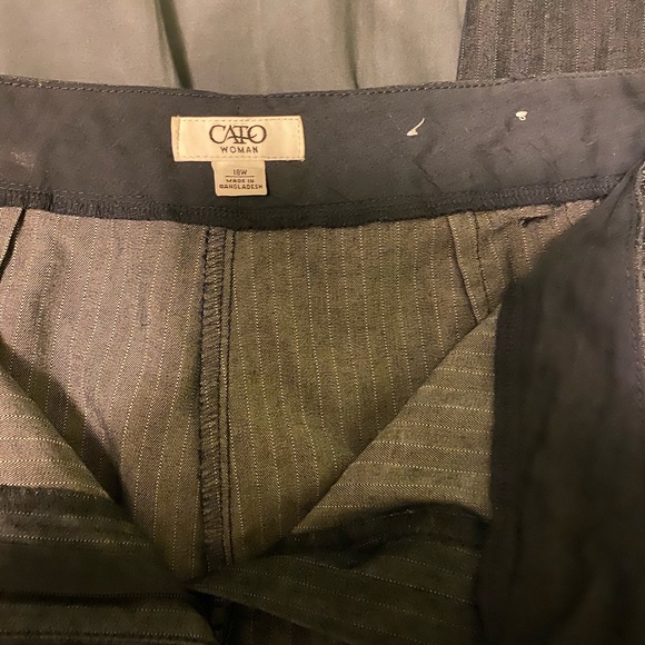 Cato Pinstriped Pants - Picture 4 of 4